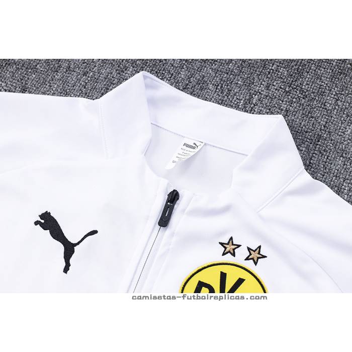 Chandal de Chaqueta del Borussia Dortmund 2022-2023 Blanco